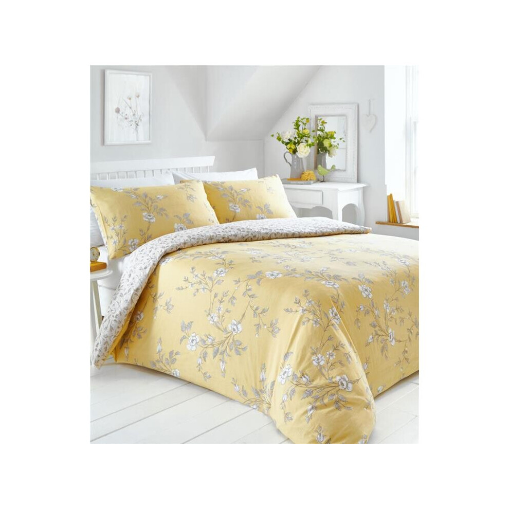 Homemaker Bedding (Double) Duvet Sets Country Cottage Floral Design Pretty Quilt Cover Bedding Green