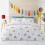 (Double) Bright rainbow duvet cover set bedding 2