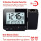 Youshiko Radio Control Projection Alarm Clock 8