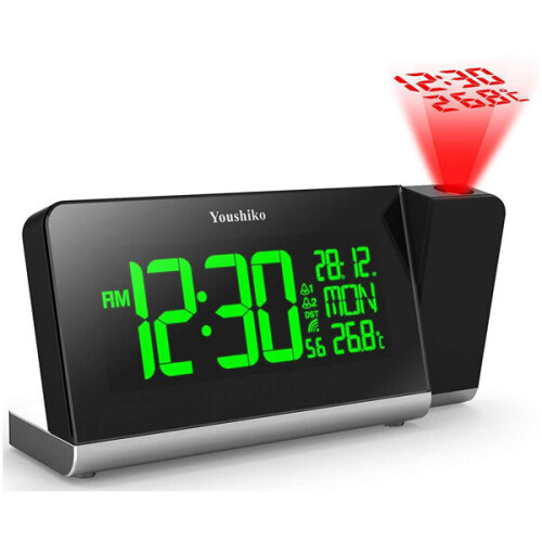 Radio Control Projection Clock ( Premium Quality /  Official UK Version ) with Colour Changing Display 2