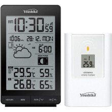 Youshiko YC9342 Wireless Weather Station ( Premium Quality ) Radio Controlled Clock