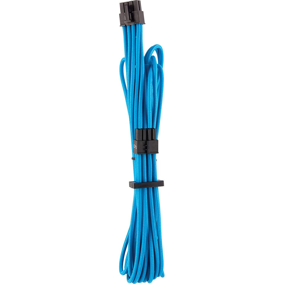 Corsair CP-8920239 Premium Individually Sleeved EPS12V/ATX12V Cables Type 4 Gen 4 – Blue