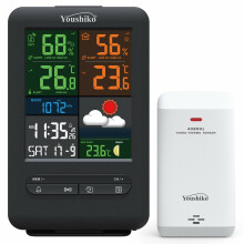 Youshiko YC9481 Wireless Weather Station , Radio Controlled Clock ( Official UK Version )
