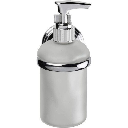 Croydex Croydex Westminster Soap Dispenser - Chrome & Glass 1
