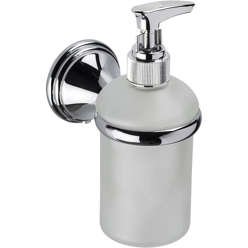 Croydex Croydex Westminster Soap Dispenser - Chrome & Glass