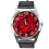 Black Leather Round Watch for Flowers Fans e1 1