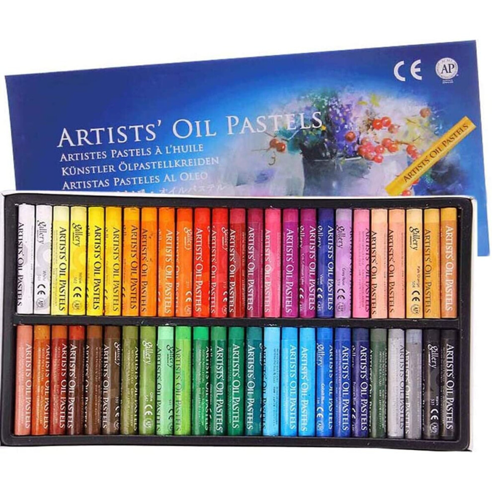 Professional Soft Oil Pastel Set Painting Chalk Oil Pastels for Graffiti Art Washable Soft Drawing Round Oil Pastels Crayons for Kids, Artist,