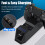 PS4 Controller Charger Dock Station, Charging Dock Station Replacement for Playstation 4 Dualshock 4 Controller Charger 7