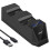 PS4 Controller Charger Dock Station, Charging Dock Station Replacement for Playstation 4 Dualshock 4 Controller Charger 12
