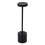 (Black) Cordless Rechargeable Led Table Lamp Desk Lights 18