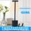 (Black) Cordless Rechargeable Led Table Lamp Desk Lights 7