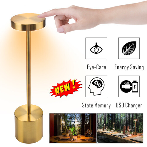 Desk Lamp Led Cordless Touch Sensor Table Lamp Rechargeable Dimmable 1