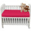 (Black) 2X 100% Polycotton Cot Bed Fitted Sheets 70x140cm 3