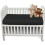 (Black) 2X 100% Polycotton Cot Bed Fitted Sheets 70x140cm 1