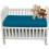 (Black) 2X 100% Polycotton Cot Bed Fitted Sheets 70x140cm 4