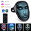 LED Programmable FULL Face Mask App Control Mask Cosplay Rechargeable 1