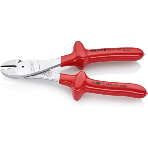 Knipex KNIPEX High Leverage Diagonal Cutter 1000V-insulated (200 mm) 74 07 200 1