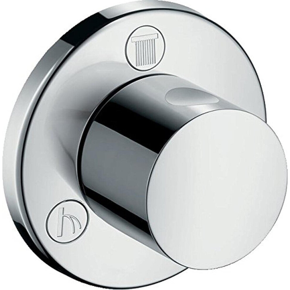 hansgrohe 15932000 Shut-Off/Diverter Valve S Trio/Quattro, Chrome, Silver