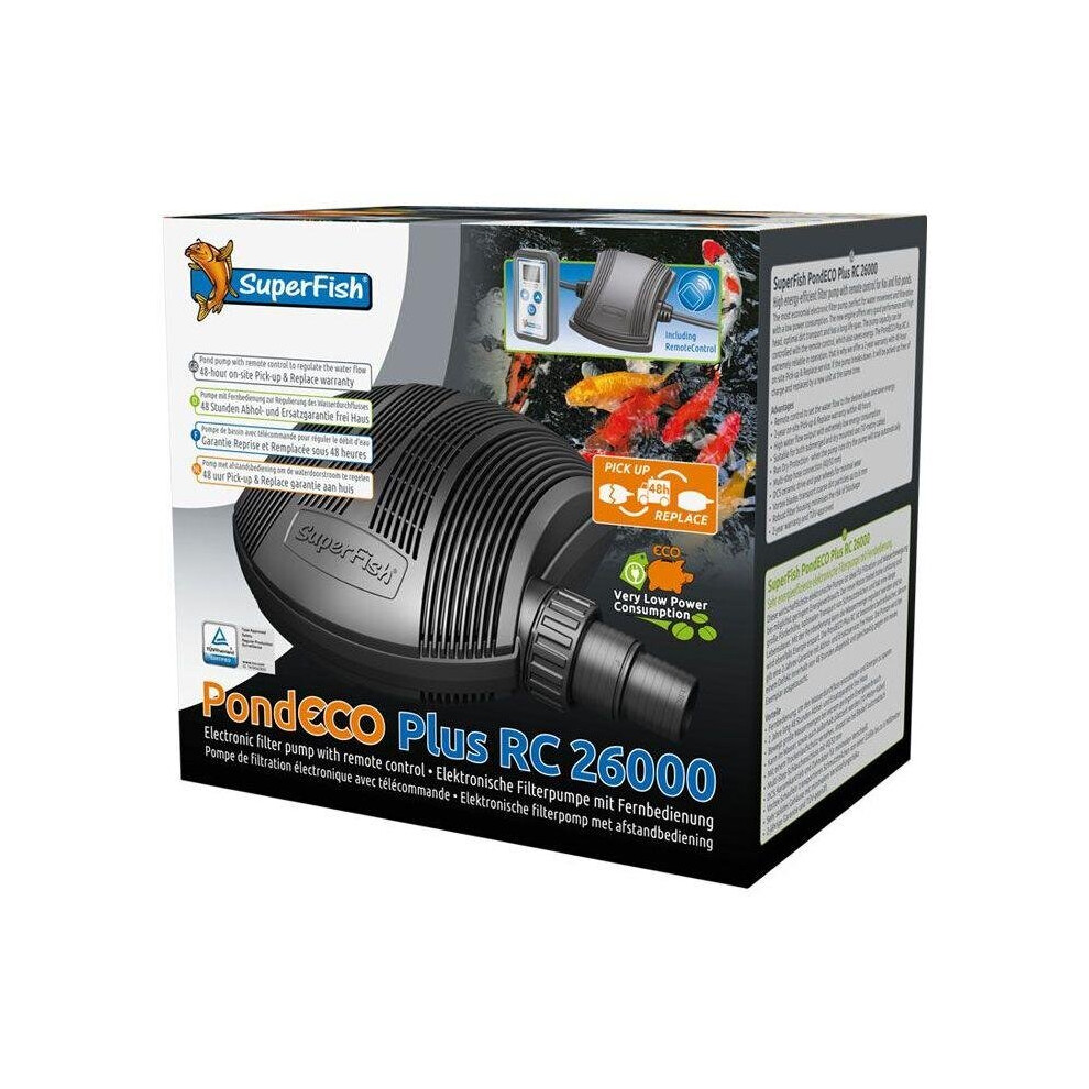 PondECO Plus RC Filter Pump 26000 - Superfish