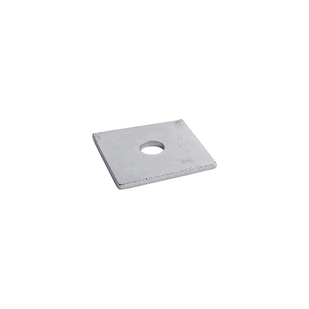 Timco Square Plate Washers Silver - M12 x 50 x 50 x 3 (100 Pack)