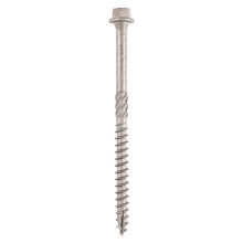 Timco Stainless Steel Timber & Landscaping Hex Head Screws - 6.7 x 300mm ( 25 Pack )