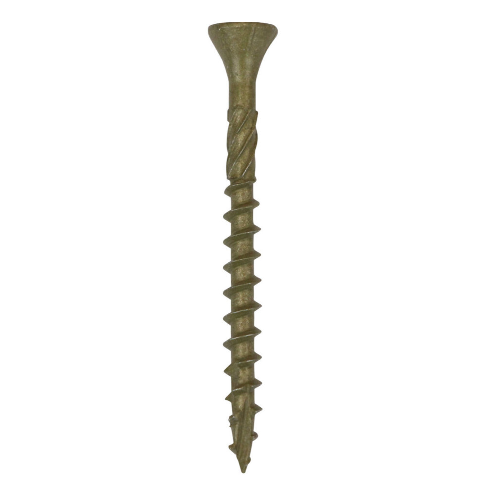 TIMco C2 Advanced Decking Timber Screws - TX - Cylinder - Exterior - Green 4.5 x 60mm Tub - 250 Pack
