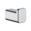 Hansgrohe hansgrohe AddStoris Single Robe Hook Chrome Bathroom Modern Wall Mount 41742000 5