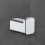 Hansgrohe hansgrohe AddStoris Single Robe Hook Chrome Bathroom Modern Wall Mount 41742000 1