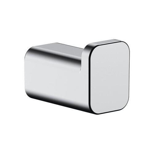 Hansgrohe hansgrohe AddStoris Single Robe Hook Chrome Bathroom Modern Wall Mount 41742000 1