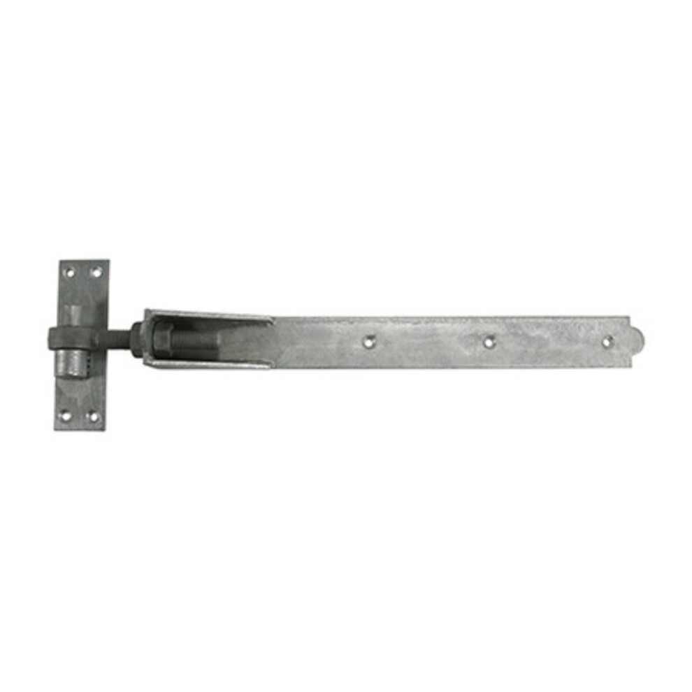 Timco Adjustable Band & Hook on Plates Hinges Hot Dipped Galvanised - 450mm (2 Pack Bag)