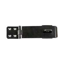 Timco Hasp & Staple Safety Pattern Schwarz - 6" (1 Pack Beutel)