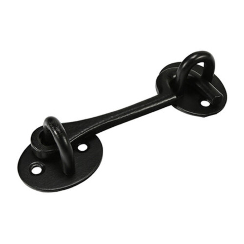 TIMco Timco Cabin Hooks Black - 4" (1 Pack Bag)