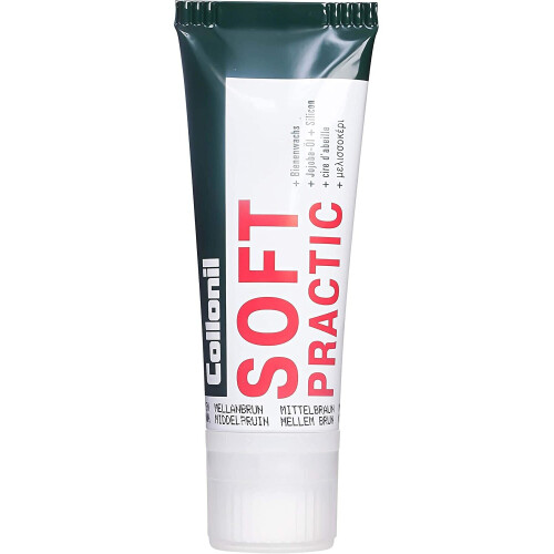 Shoe Polish For Fine Smooth Leather Collonil Soft Practic 75 ml (Mid Brown) 1