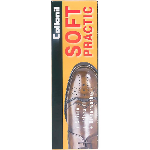 Shoe Polish For Fine Smooth Leather Collonil Soft Practic 75 ml (Mid Brown) 2