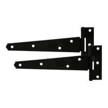 Timco Light Tee Scharniere Schwarz - 12" (1 Pack Beutel)