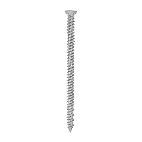 TIMco Timco Concrete Screws Flat Countersunk Exterior Silver - 7.5 x 120 (100 Pack)
