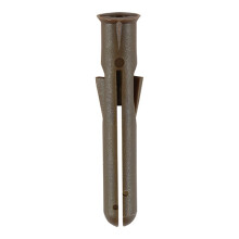 Timco Brown Premium Plastic Plugs - 42mm (600 Pack)
