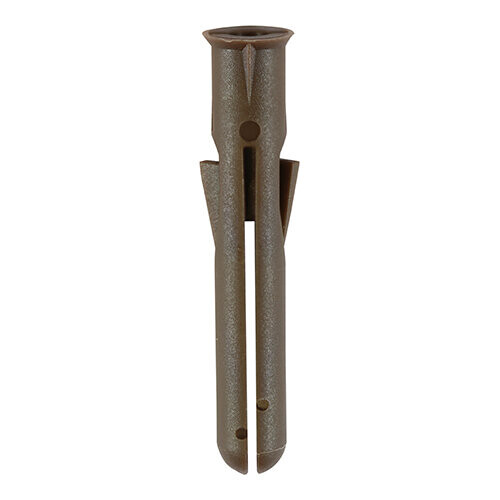 TIMco Timco Brown Premium Plastic Plugs - 42mm (600 Pack)