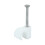 TIMco Timco Round Cable Clips White - To fit 6.0mm (100 Pack) 1