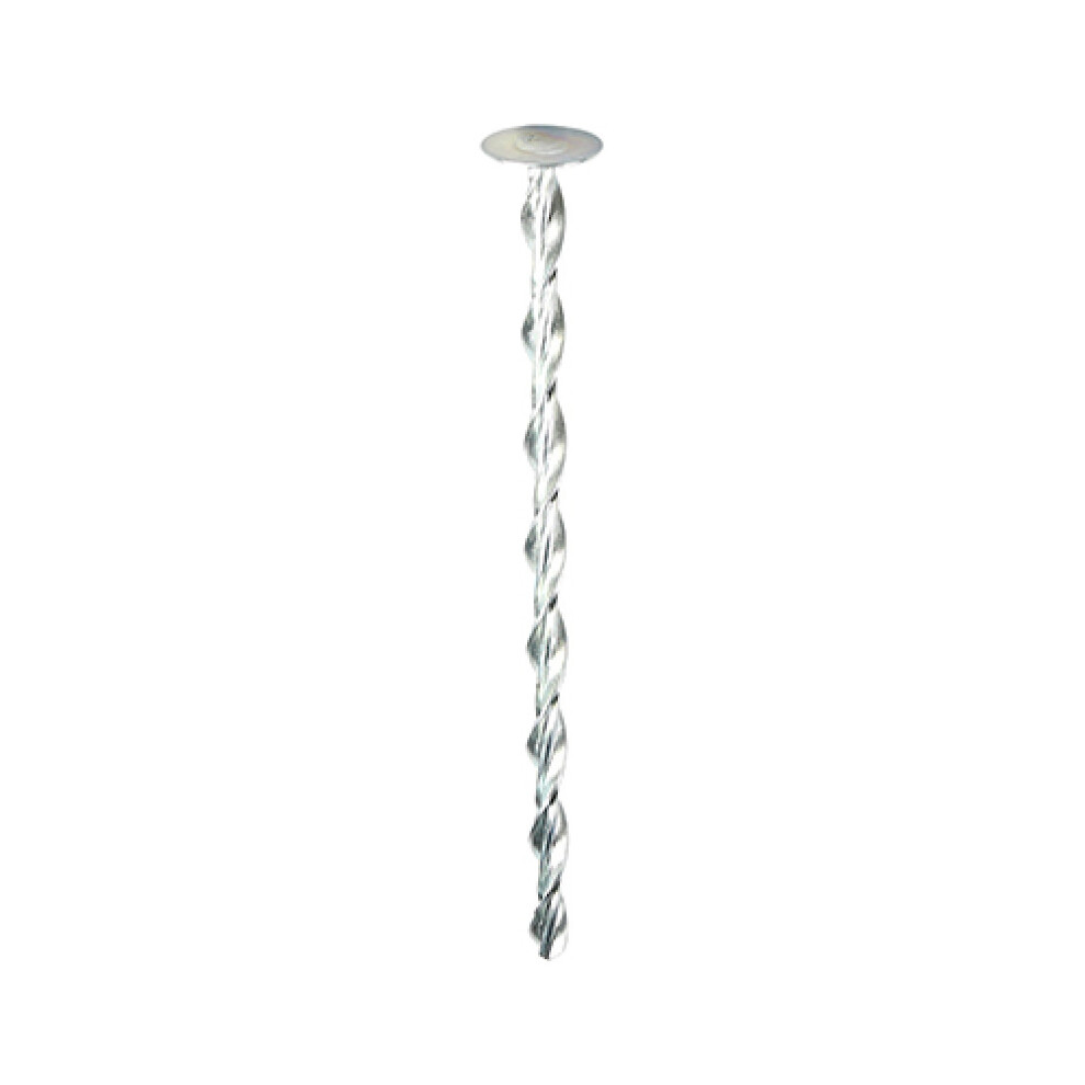 Timco Helical Flat Roof Fixing Silver 8.0 x 90 (25 Bag)