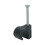 TIMco Timco Round Cable Clips Black - To fit 7.0mm (100 Pack) 1
