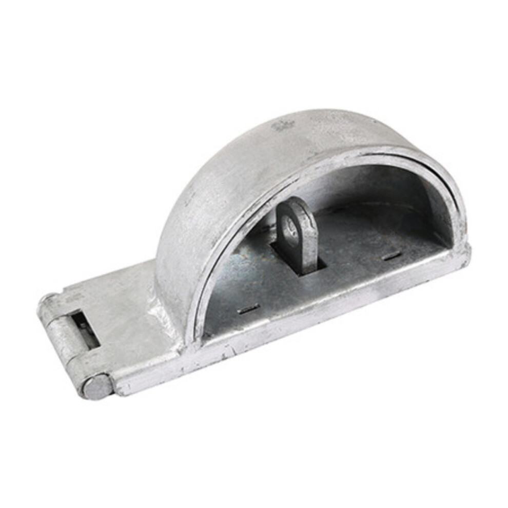 Timco Heavy Duty Padlock Protection Bar Left Hot Dipped Galvanised - 7.5" (1 Pack Bag)