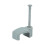 TIMco Timco Flat & Twin Cable Clips Grey - To fit 2.5mm (100 Pack) 1