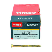 Timco Multi-Purpose Countersunk Velocity Screw - 6.0 x 90 (100 pack)