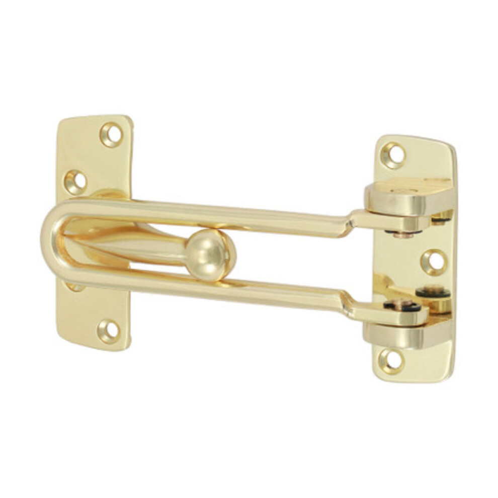 Timco Door Restrictor Electro Brass - 107mm (1 Pack Bag)