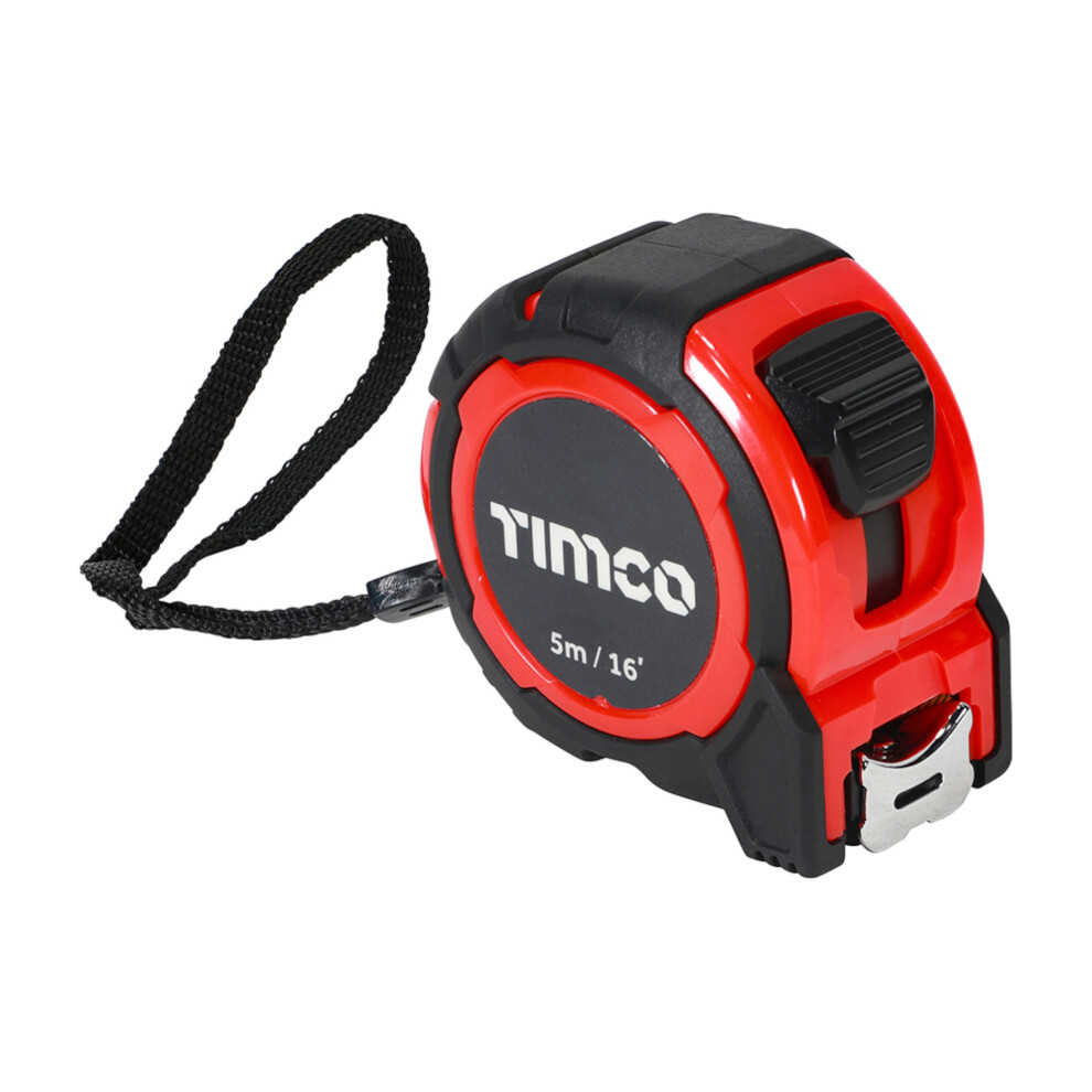 Timco Tape Measure 5m/16ft x 25mm (1 Unit)