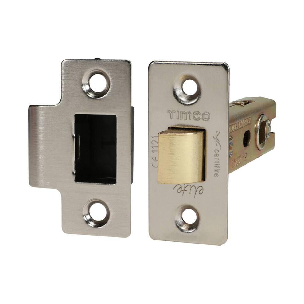 Timco Tubular Latch Satin Nickel - 76Mm (1 Pack Bag)