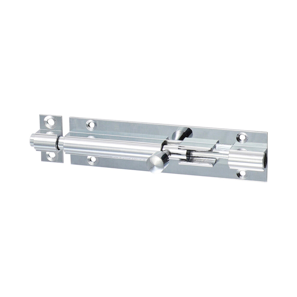 Timco Straight Barrel Bolt Polished Chrome - 100 X 25Mm (1 Pack Bag) 5056110830438