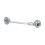TIMco Timco Cabin Hook Polished Chrome - 150mm (1 Pack Bag) 1