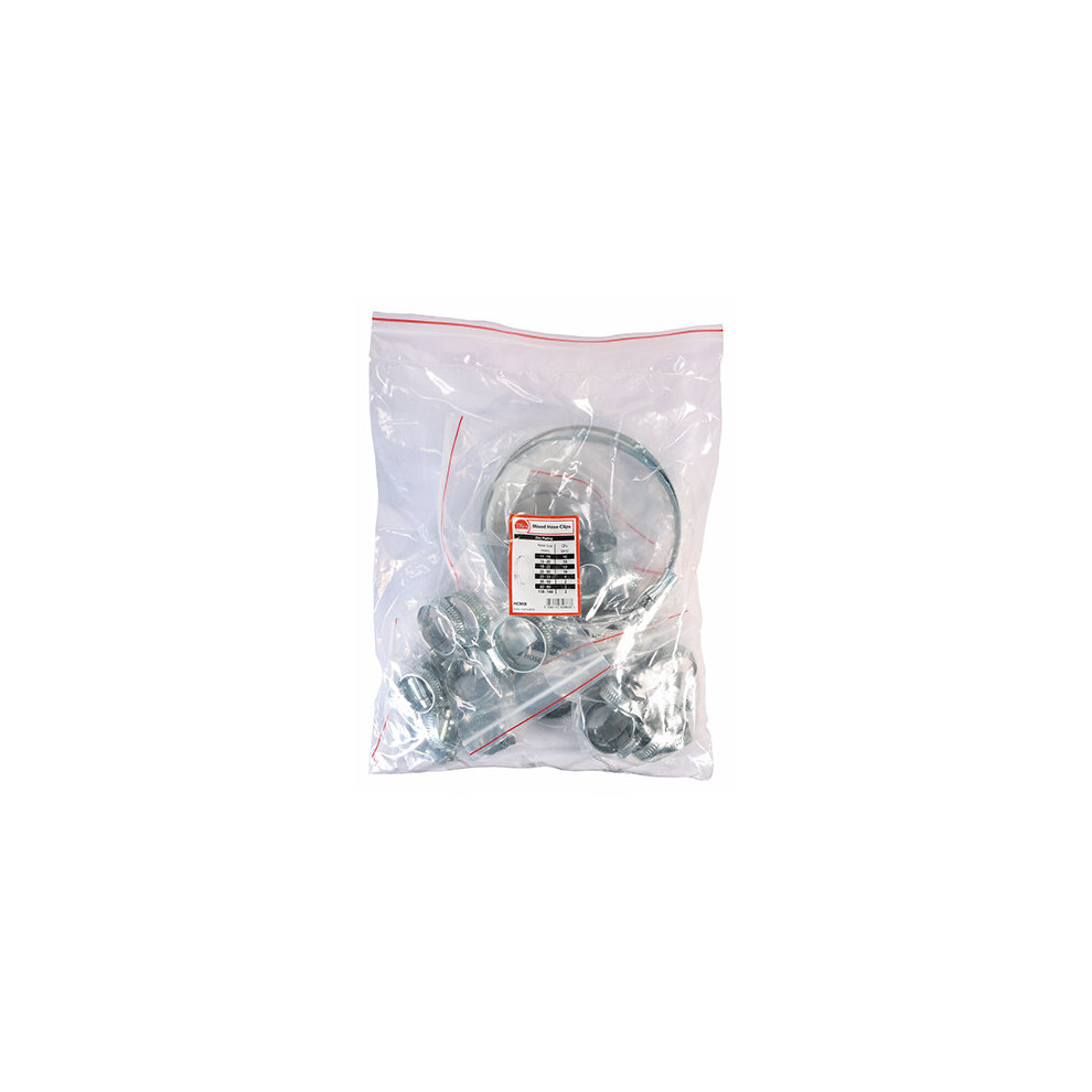 Timco Hose Clips Mixed - Mixed (50 Pack) Silver
